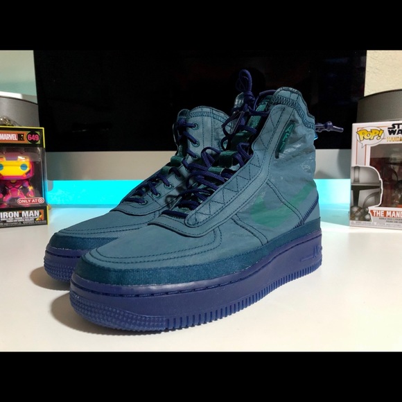 nike air force 1 shell midnight turquoise